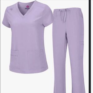 Lavander Empire Trend Premium Medical Scrubs Set - Stylish & Comfortable